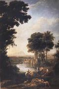 Claude Lorrain The Finding of the Infant Moses (mk17) oil painting artist